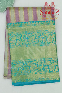 ivory-and-lavender-strip-line-body-with-contrast-blouse-border