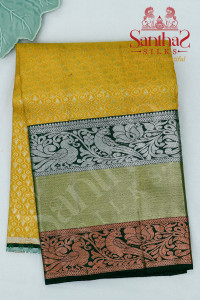 yellow-colour-body-with-contrast-blouse-border