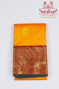 mango-yellow-pure-silk-saree-with-red-and-green-border