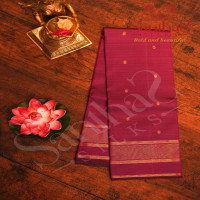 magenta-colour-body-with-golden-zari-motifs-and-self-blouse