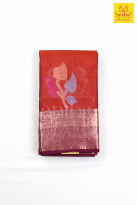 brick-red-pure-silk-with-contrast-maroon-border