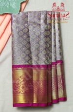 LILAC BODY WITH PINK BORDER & BLOUSE