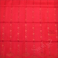 PINK COLOUR BODY WITH GOLDEN ZARI KODI BUTTA WITH CONTRAST BLOUSE & BORDER