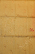 MOSS GREEN COLOUR BODY WITH GOLDEN ZARI MANGO MOTIFS AND CONTRAST COLOUR PALLU & BLOUSE
