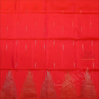 PINK COLOUR BODY WITH GOLDEN ZARI FANCY BUTTA WITH CONTRAST BLOUSE & BORDER