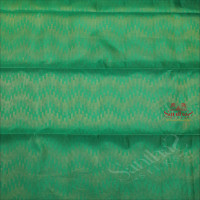 COOL GREEN COLOUR BODY WITH GOLDEN ZARI FANCY BUTTA AND CONTRAST COLOUR PALLU & BLOUSE