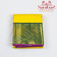 lemon-yellow-color-pure-silk-saree-with-korvai-green-border