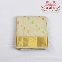 sandal-color-pure-silk-saree-with-gold-zari-border