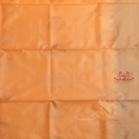 SANDAL COLOUR BODY WITH GOLDEN ZARI FANCY BUTTA WITH CONTRAST BLOUSE & BORDER