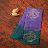 medium-purple-colour-body-with-golden-zari-motif-with-contrast-blouse-border