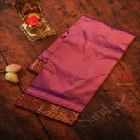 9-yards-madisar-dual-shade-violet-colour-body-with-contrast-border-without-blouse