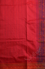 PINK COLOUR CHECKED BODY WITH THREAD BUTTA WITH CONTRAST BLOUSE