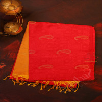 red-colour-body-with-golden-zari-mango-butta-with-contrast-blouse-border