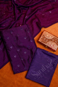 violet-colour-semi-tussar-unstitched-salwar-suit