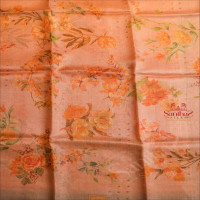 LIGHT PINK COLOUR TUSSAR SAREE