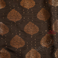 BLACK COLOUR DUPION SAREE