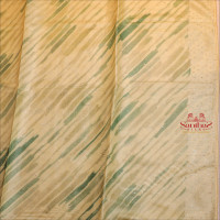 PASTEL GREEN COLOUR TUSSAR SAREE WITH DIGITAL EMBORIDERY WORK