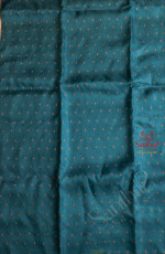 KORA BANARAS SILK SAREE IN PEACOCK BLUE COLOUR