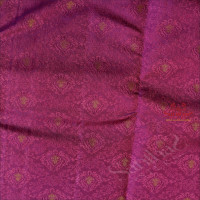 PURPLE COLOUR BODY WITH BANARAS EMBOSED DESIGN AND SELF COLOUR PALLU & BLOUSE