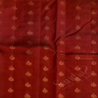 MAROON COLOUR BODY WITH GOLDEN ZARI BUTTAS & LONG BORDER AND SELF COLOUR PALLU & BLOUSE