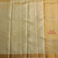 PISTHA GREEN COLOUR BODY WITH FANCY THREAD BUTTA WITH SELF BLOUSE