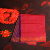 pink-colour-checked-body-with-thread-butta-with-contrast-blouse