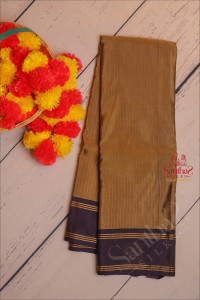 moss-green-colour-body-with-golden-strips-with-contrast-blouse-border