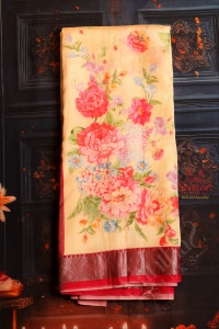 mangalagiri-cotton-body-in-sandal-colour-with-digital-print-design-and-contrast-colour-pallu-blouse