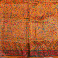 PASHMINA SILK WEAVING SAREE IN MUSTARD COLOUR