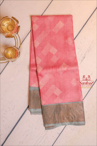tussar-saree-in-pink-colour