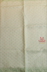 KOTA COTTON SAREE WITH CUT WORK EMBORIDERY IN AERO BLUE COLOUR