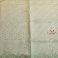 KOTA COTTON SAREE WITH CUT WORK EMBORIDERY IN AERO BLUE COLOUR