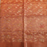 KOTA TISSUE SAREE IN PINK COLOUR WITH FLORAL EMBORIDERY WORK