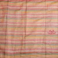 MULTI COLOUR CRUSH PATTERN READY TO WEAR SAREE WITH CONTRAST WORK BLOUSE