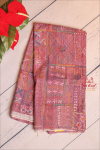 semi-tussar-saree-with-lambani-work-in-purple-colour