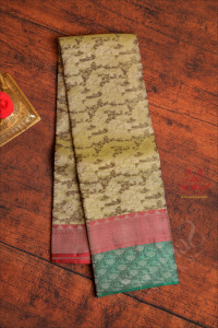 tea-green-colour-body-with-fully-digital-printed-designs-and-contrast-pallu-blouse