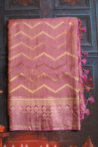 pearly-purple-colour-satin-banaras-saree-with-zari-motif-and-self-blouse