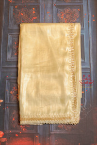 pistachio-green-colour-organza-tissue-saree-with-fancy-work-border-and-self-blouse