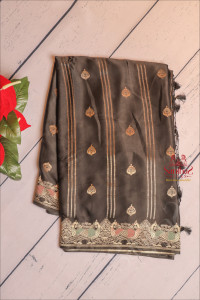 black-colour-satin-banaras-saree-with-zari-floral-butta-and-peacock-zari-motif-with-self-blouse