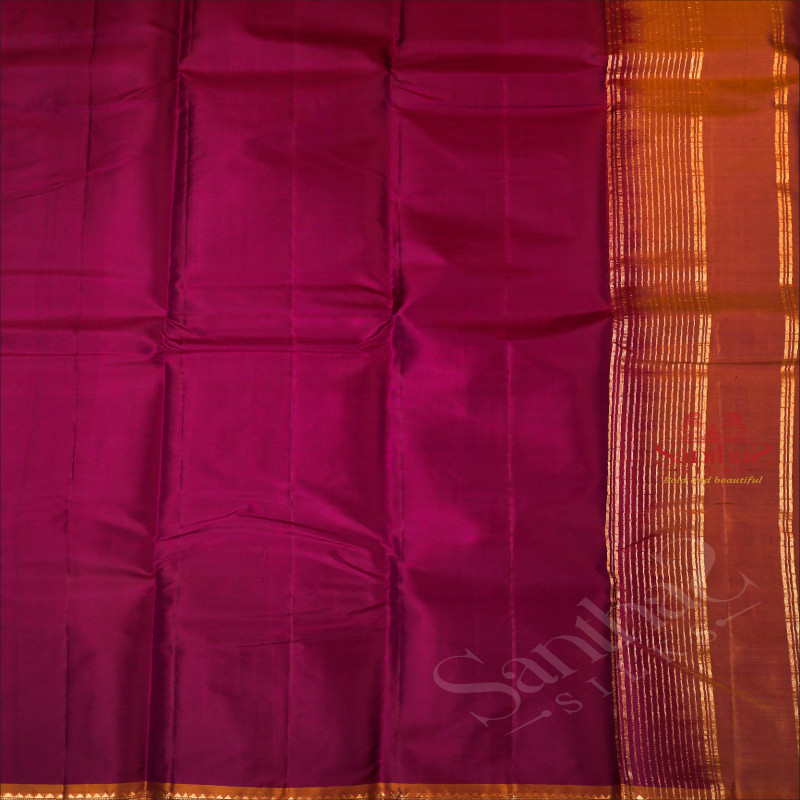VADAMALLI COLOUR PLAIN BODY WITH SELF BLOUSE