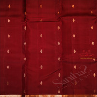BROWN COLOUR BODY WITH SMALL BUTTAS AND SELF COLOUR PALLU WITH SELF COLOUR BLOUSE