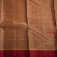 GREY COLOUR BODY WITH GOLDEN ZARI SMALL BUTTAS AND CONTRAST PALLU & BLOUSE