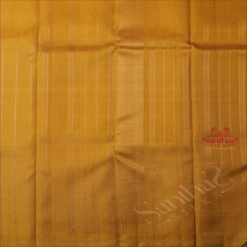 ONION PINK COLOUR BODY WITH GOLDEN STRIPS ZARI WITH CONTRAST BLOUSE